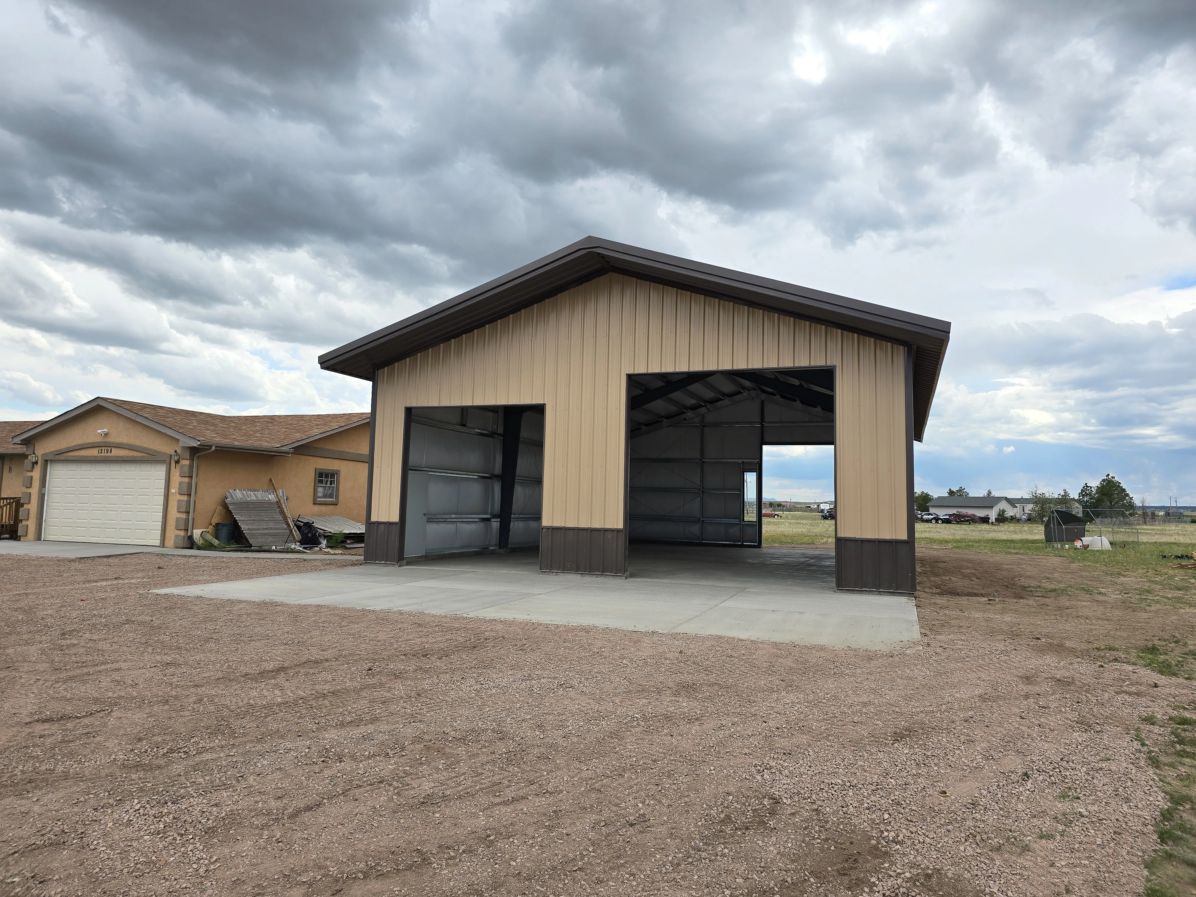 40x60x16 Shop Building - Colorado Springs gallery image 2