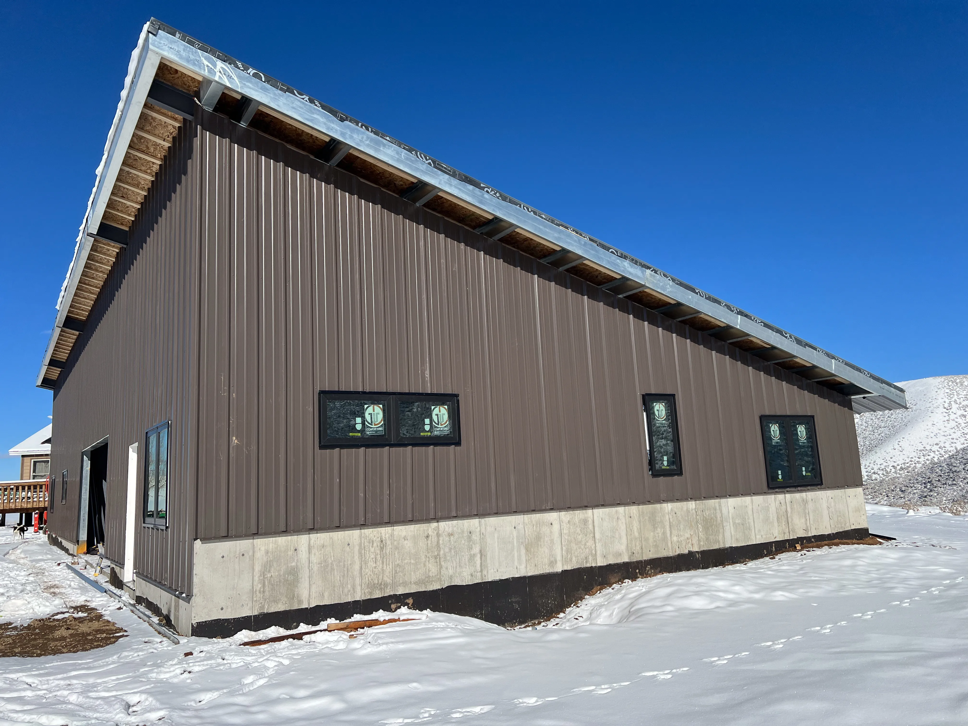 40x80x18 Barndominium - Parshall, Colorado gallery image 2